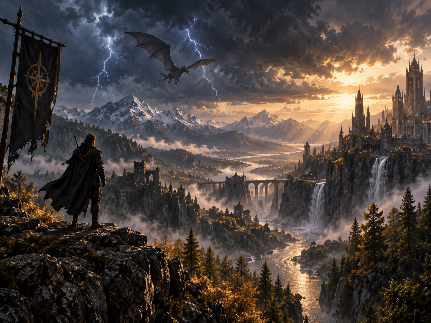 A storm gathering over the world of Aethra